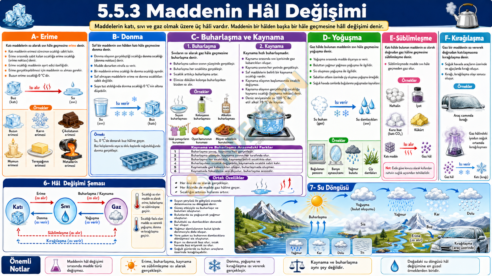5. Sınıf Maddenin Doğası (5. Ünite) Konu özeti – TYMM - Görsel 3