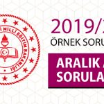 2019/20 Aralık Ayı Fen Bilimleri Örnek Soruları – Toner Dostu PDF