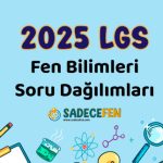 2025 LGS Fen Bilimleri Soru Konu Dağılımı